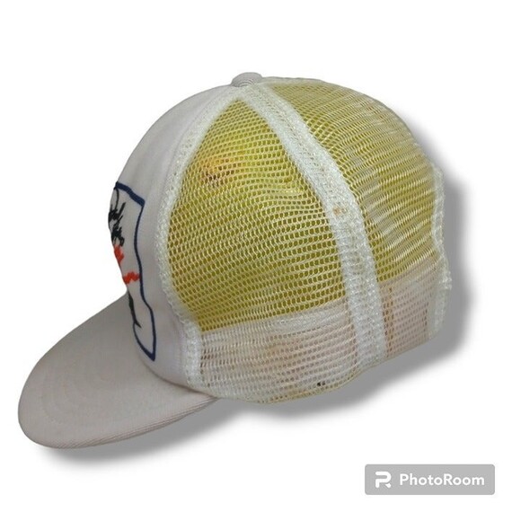 Vintage Darrell Waltrip #17 Tide Racing Puff Print Snapback Hat-Mesh-USA Made-80 - Picture 5 of 9